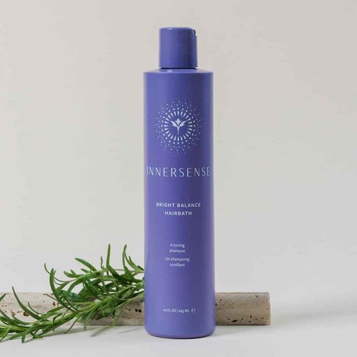 INNERSENSE Organic Beauty - Natural Bright Balance Purple Toning Hairbath | Non-Toxic, Cruelty-Free Haircare (32 fl oz | 946 ml)