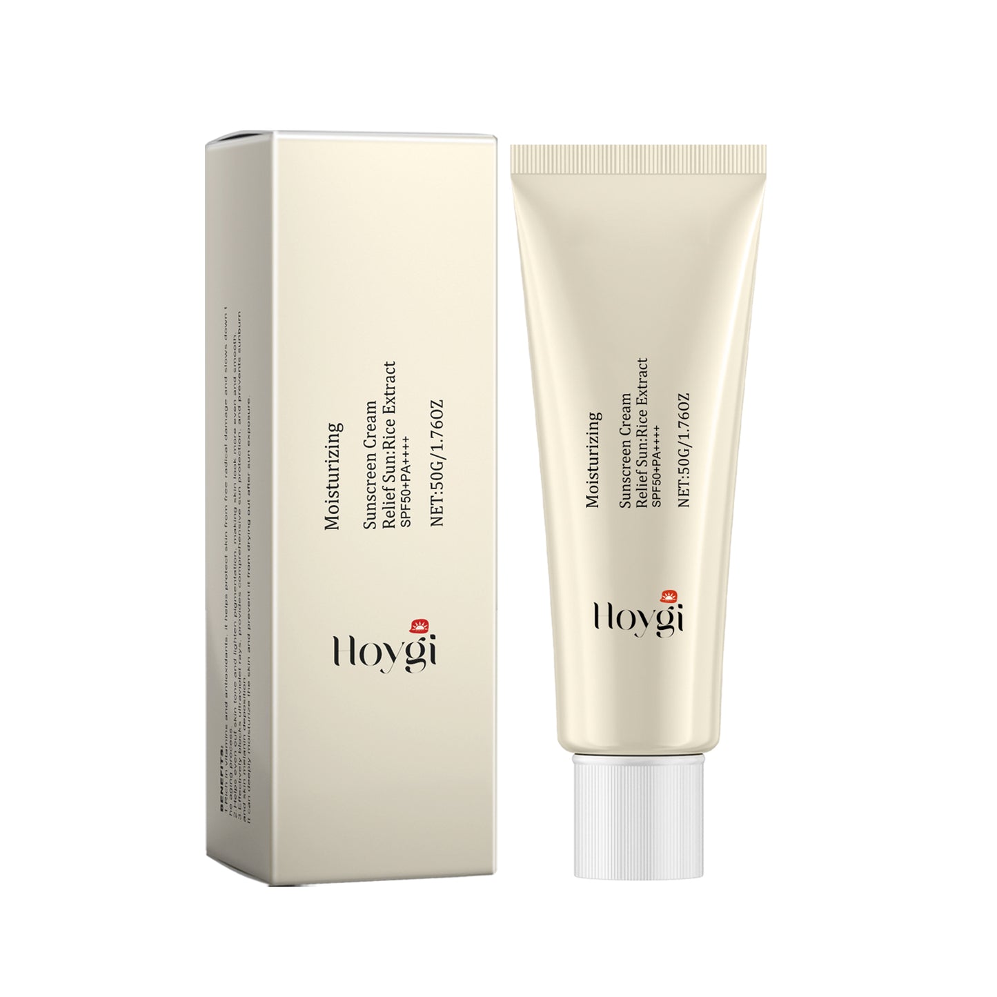 Moisturizing Sunscreen Cream with Cucumber Extract - 50g UV Protection