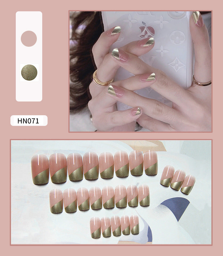 Fake Nail Art Patches - Wearable Nail Decorations for DIY Manicure