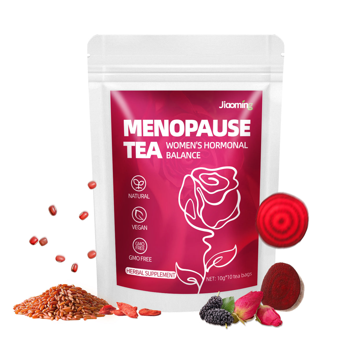 Women's Menopausal Health Flower Tea - 10 Small Bags