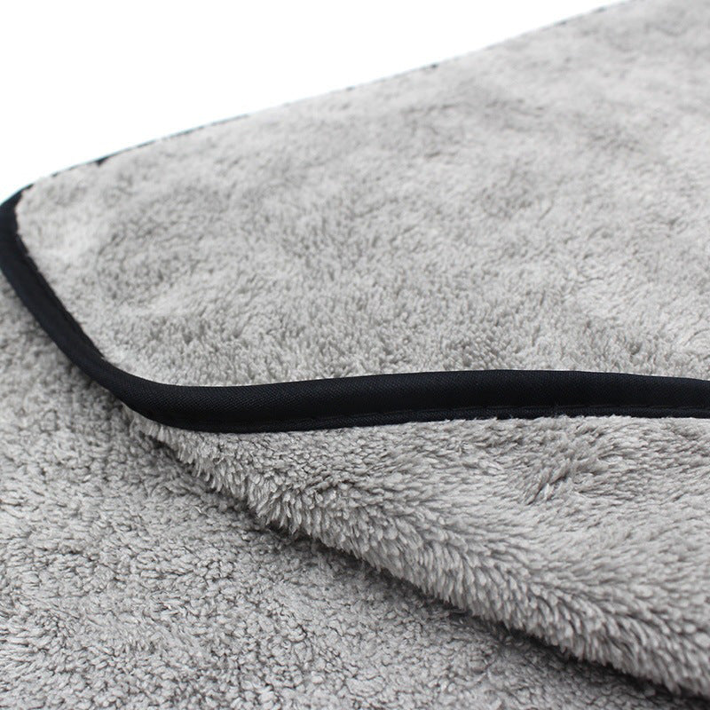 Car Wash Towel Coral Velvet Non-Shedding Wipe Cloth for Auto Cleaning