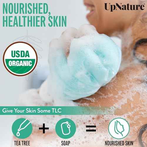 UpNature Organic Tea Tree Oil - 100% Pure Tea Tree Oil for Skin, Hair, Toenail, 2oz