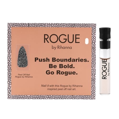 5 Rihanna perfume samples for women: Crush, Reb'l Fleur, Kiss, Rogue, and Rebelle. Fragrance sample vial bottles perfume Set. Great for small gift or to try before purchasing bigger bottles.