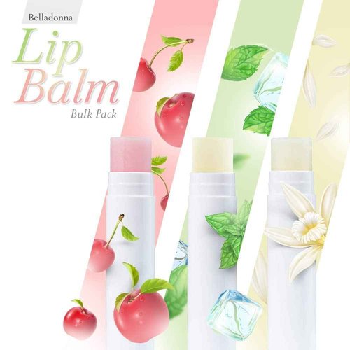 Lip Balm Bulk Unlabeled - Made in USA Bulk Chapstick - Natural Ingredients Vitamin E Shea Butter - Custom Chapstick Bulk For Party & Wedding Favors (200 Count, Vanilla)