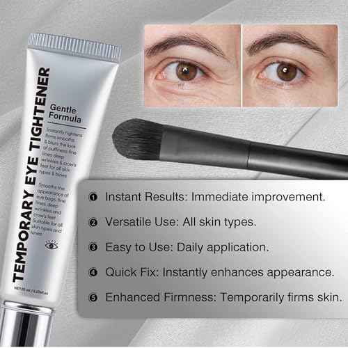 Perfection Eye Tightener 1-Pack ? Instant Firming Primer with Applicator Brush ? Ultimate Lift & Smooth Finish
