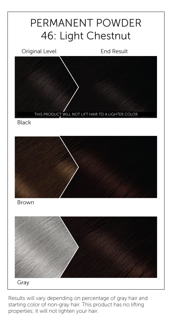 #46 Light Chestnut Bigen Permanent Powder - 12 Pack