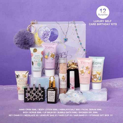 Advent Calendar Blind Birthday Gifts For Teens girls, Purple Gifts For Women, Lavender Spa Gift Set, Lavender Gifts Set for Birthday, Birthday Gifts Advent Calendar,Christmas Gift for Women