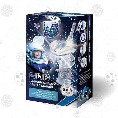 Moldable Mouth Guard for Teeth Grinding and Clenching ? Custom Fit, Boil and Bite, Night and Day Use, 6 Pack in 2 Sizes for Kids and with Small Mouths