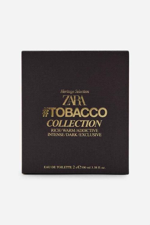 Zara Men’s TOBACCO COLLECTION Rich/Warm/Addictive/Intense/Dark/Exclusive 2X Eau De Toilette 3.4 fl.oz. each
