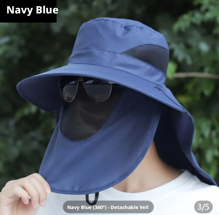 Sunscreen Visor with Large Brim