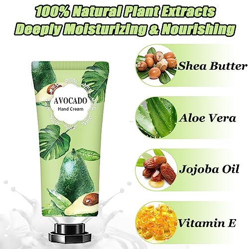 10 Pack Hand Cream Gifts Set,Mothers Day Gifts,Birthday Gifts for Women,Natural Plant Fragrance Scented Hand Lotion Travel Size Mini Lotion Shea Butter,Teacher Gifts,Gift for Mom Thank You Gifts