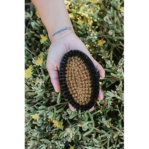 Ionic Copper Dry Brushing Body Brush for Lymphatic Drainage, Exfoliating Body Dry Brush for Radiant Skin, Dry Skin Brush for Cellulite, Blood Circulation Improvement, Reduce Stress