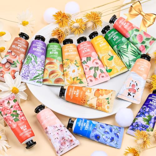 252 Pack Hand Cream Gifts Set for Women, Stocking Stuffers for Women Teengirls, Christmas Gifts, Bulk Gifts,Small Gifts,Mini Moisturizing Hand Lotion Travel Size in Bulk for Dry Cracked Hands