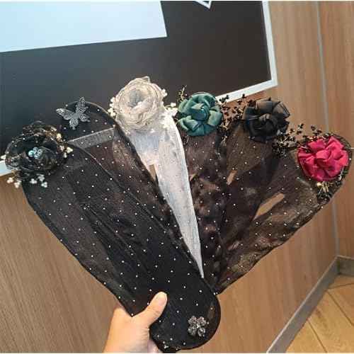 Hair Bun Maker for Long Thick Hair,Easy Fast Roll Hair Clips,Ball Hair Clip,Flower Hair Bun Roller Butterfly Hair Bun Maker Set,Hand Embroidered Flowers Deft Bun Maker£¨A-2pcs£©