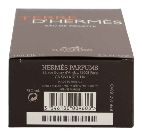 Terre D' Hermes Eau De Toilette Spray for Men by Hermes - 3.3 oz / 100 ml