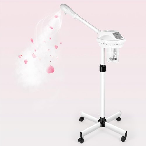 Retain time Facial Steamer Clean Skin Firming Pores and Height-Adjustable with timed Cycles Moisturizing Suitable for a Beauty, Spa, at Home