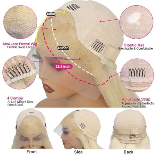 613 Body Wave Lace Front Wigs Human Hair 28 Inch 250% Density 13X4 Lace Front Wigs Human Hair For Black Women Glueless Wigs Lace Frontal Wigs