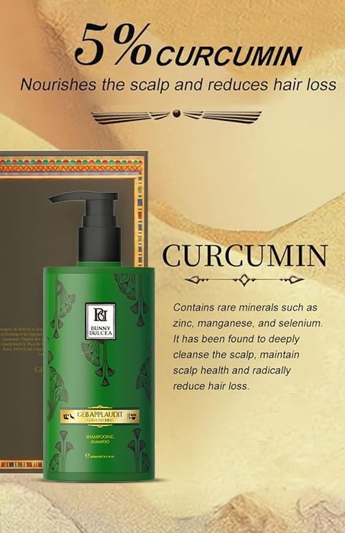 BUNNY DULCEA Castor Oil Scalp Rejuvenating Shampoo Deeply Cleanse Scalp Reduce Hair Loss Active Substance of Natural Keratin Repairs Hair Barrier Strengthens the Roots and Strands