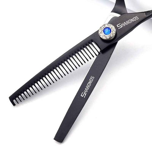 Hairdresser Professional Left-Handed Scissors Set - 6.0 Inch Hair Sparse Scissors - 440C (3pc-A)