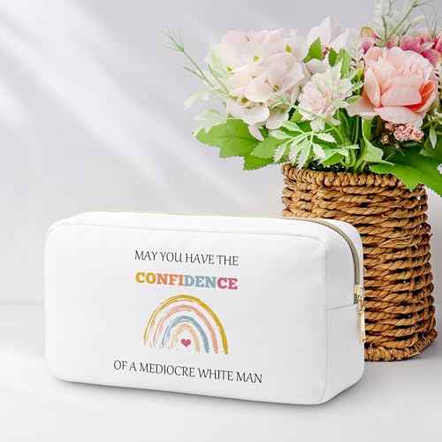 Inspirational Gifts for Women Feminist Makeup Bag Feminist Gift Female Empowerment Gifts Liberal Joke Gifts Cosmetic Bag Girls Power Gift Motivational Birthday Christmas Friendship Gift Travel Pouch