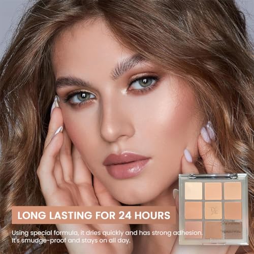 Eyeshadow Palette Makeup- 9 Colors Naked Eyeshadow Palette Matte NUDE Korean Natural Eye Shadow palettes Highly Pigmented Naturing-Looking Long Lasting (07#)
