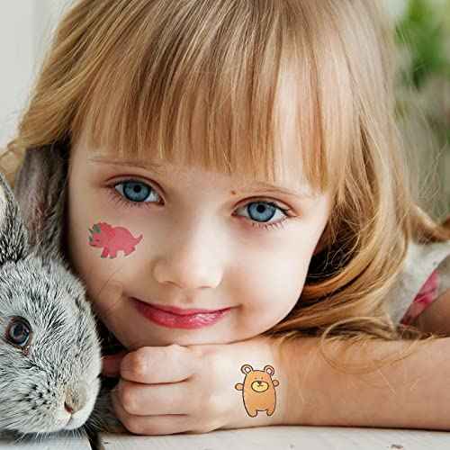 Printable Temporary Tattoo Paper for Inkjet & Laser Printer, 5 Sheets A4 Size 8.3"x11.7" Waterproof DIY Image Transfer Decal Paper for Skin, Clear