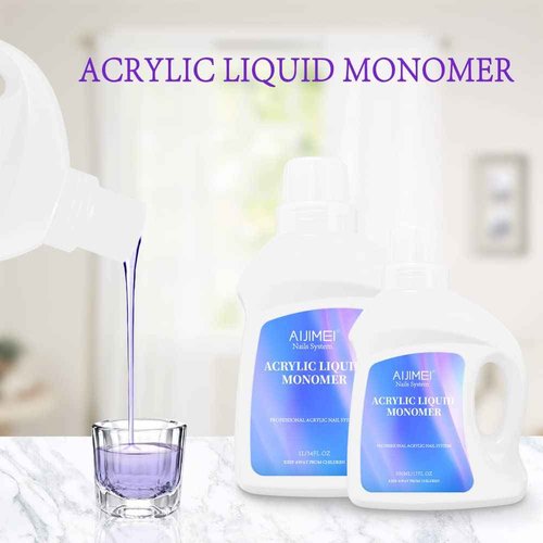 AIJIMEI Acrylic Monomer Acrylic Liquid Acrylic Liquid Monomer For Acrylic Powder Acrylic Nail Liquid Monomer For Acrylic Nails Acrylic For Nails Powders & Liquids Acrylic Nail Powder (34 FL.OZ/1L)