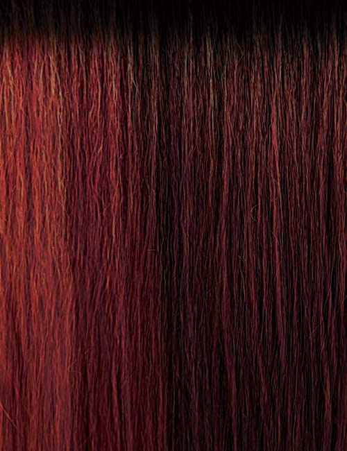 Outre Synthetic Perfect Hairline HD Lace Front Wig - AURABEL (Color:DRFF RED VELVET)
