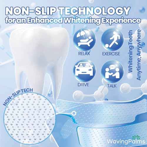 Professional Whitening Strips for Sensitive Teeth:Hydrogen Peroxide-Free Treatments - Effective & Gentle Dental Whitener (42 Count (Pack of 1), Mint)