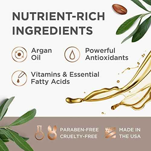 Argan Magic Hydrating Body Lotion with Argan Oil & Shea Butter for Dry Skin - Nourishes Skin, Restores Moisture, Smooths & Softens | Non-Greasy Formula | Paraben Free (32 oz)