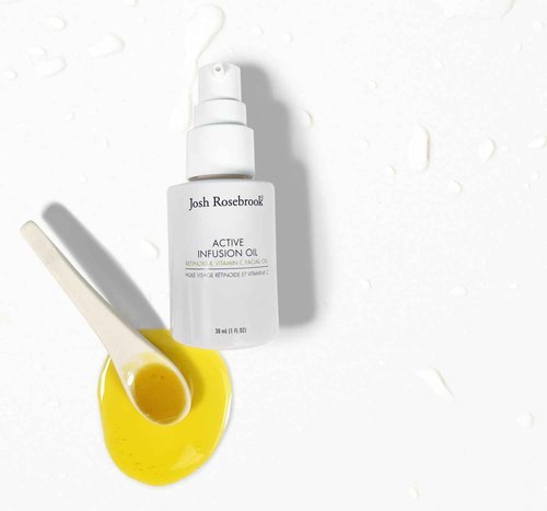 Josh Rosebrook - Active Infusion Oil Retinoid & Vitamin C Facial Serum Improves Skin Texture & Tone, Reduces Fine Lines, Increases Radiance - 30mL - 1 Oz