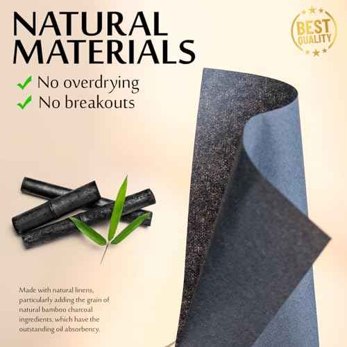 HNYYZL Blotting papers for Face,300pcs Oil blotting sheets,1 Portable box with Mirror & Makeup Puff,Makeup Friendly Oily Skin Shine Blotter,oil face wipes for Home Office School Travel