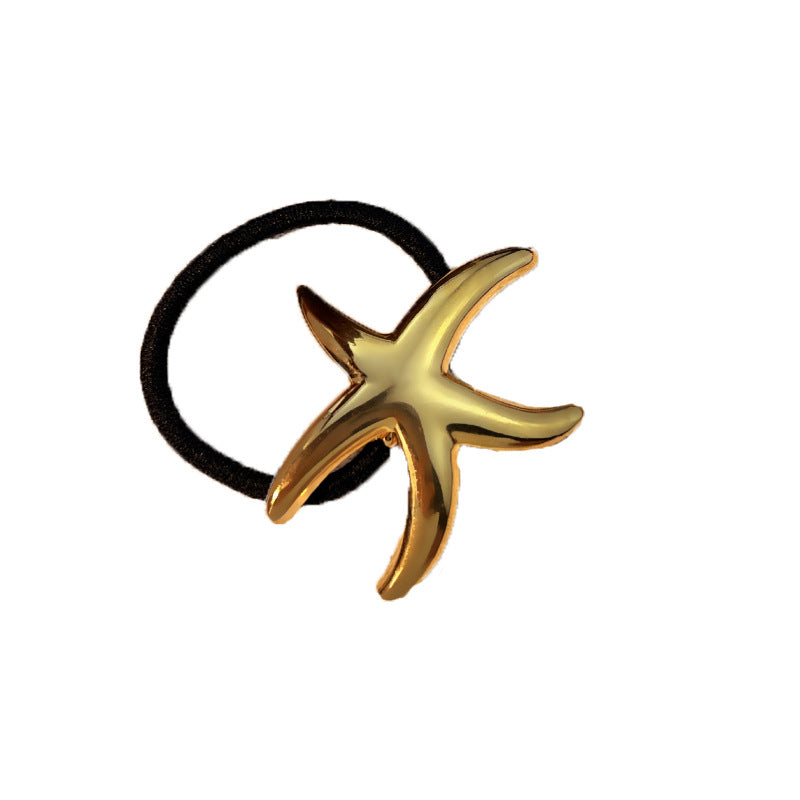 Stainless Steel Hair Band with Starfish Charm