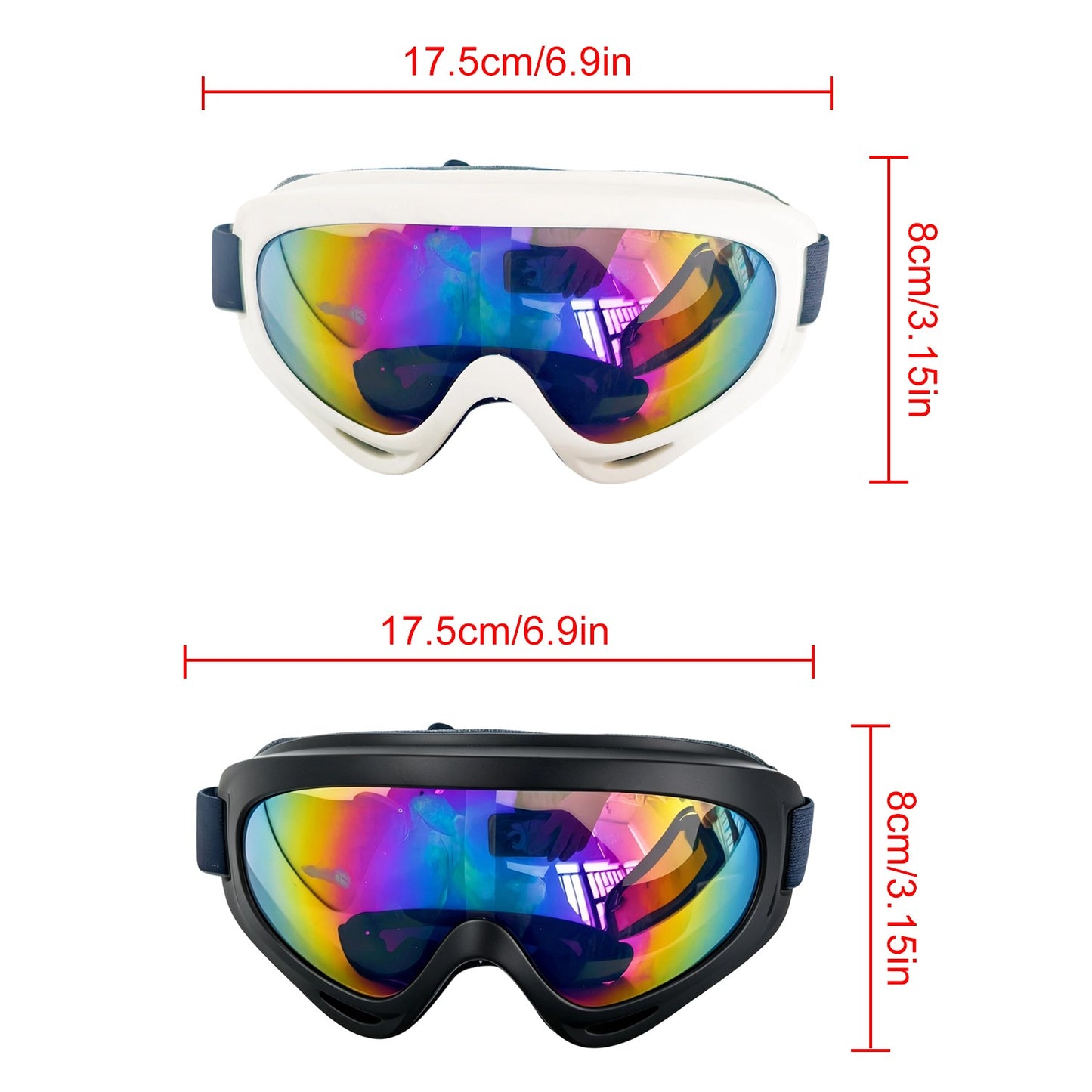 Pet Dog Sunglasses UV Protection Windproof Eye Goggles for Small & Medium Dogs