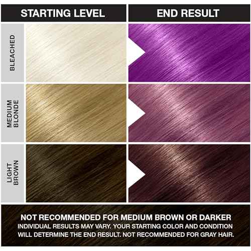 Punky Purple Semi Permanent Hair Color - Vegan & Cruelty-Free Conditioning Hair Dye, Lasts Up to 35 Washes, 3.5 fl oz