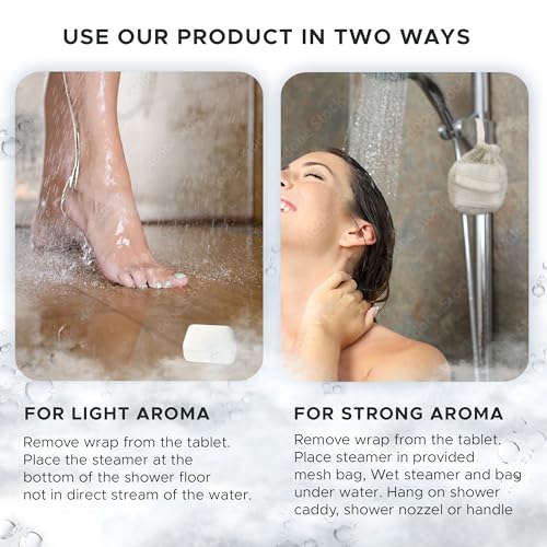 Large Shower Steamers (12 Pack - 1.75oz Each) | Variety Pack | Aromatherapy Spa Gift Set for Relaxation & Refreshment | Perfect for Men, Women, & Teens | Ideal for Christmas, Birthdays & Holidays
