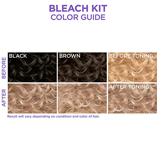 SoftSheen-Carson Interbeauty Dark and Lovely¢ç Uplift Bleaching Kit with Powder, Developer, and Toner for Blonde Hair