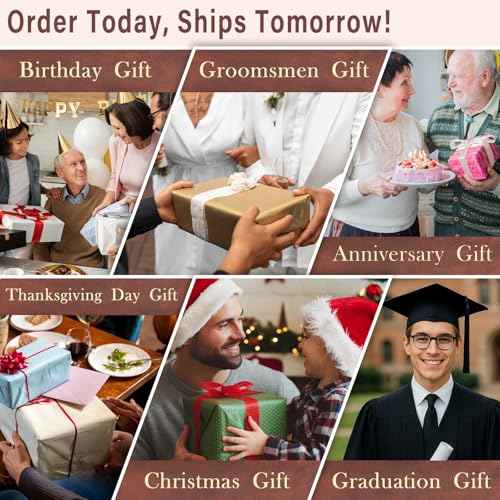 Personalized Toiletry Bag for Men, Gifts for Men, Christmas, Custom Leather Travel Bag Shave Kit, Engraved Pattern Text, Ideal Gift for Him, Dad, Groomsmen, Birthday, Anniversary, Father, Son, Husband