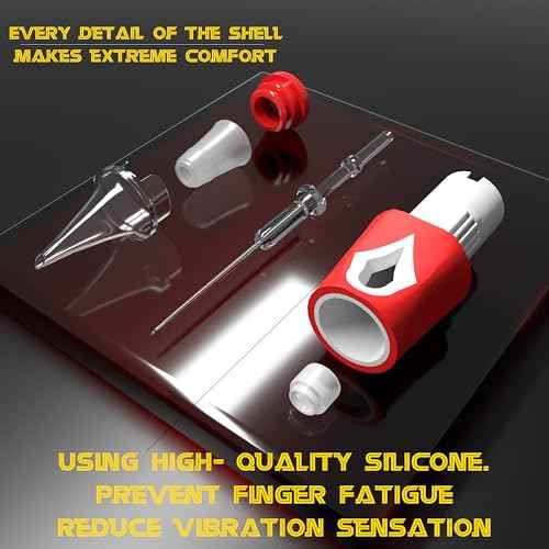 50Pcs Tattoo Cartridge Needles Assorted Mixed Size #12 Standard Round Liner Shader Curved Magnum -5Pcs Each of 3RL 5RL 7RL 9RL 5RS 9RS 9M1 15M1 9RM 15RM with Membrane Safety Cartridges for Tattoo Gun