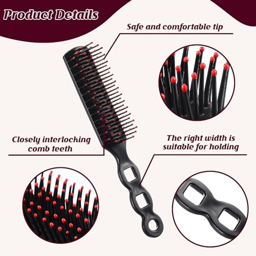 80 Pcs Hair Brushes for Homeless Individually Wrapped for Curly Hair, Women Kids Hotel Homeless Nursing Charity(Pink, 80 PCS)