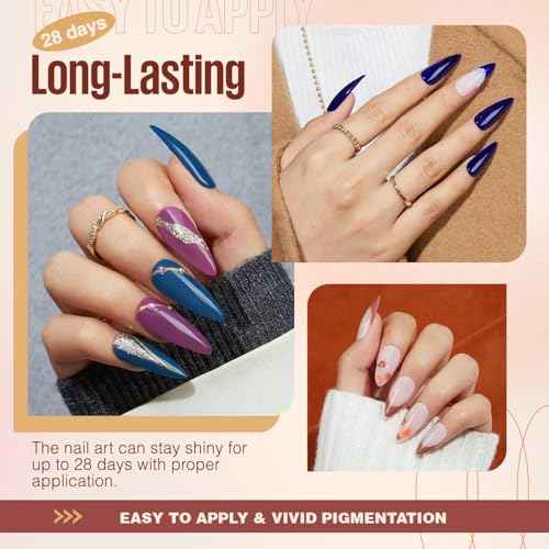 MEFA 32 Colors Dip Powder Nail Kit Pink Glitter Clear Nude White All Seasons Tones Dipping Powder with Base Top Coat Activator Brush Saver Liquid Set, French Nail Art Manicure