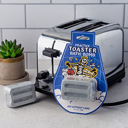 Toaster Bath Bomb ? Funny Gag Gift for Adults, Hilarious Office Prank, White Elephant, Secret Santa, Stocking Stuffer for Men, Women, Teens, and Coworkers