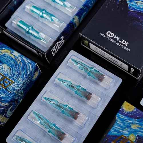Wjx Ultra Tattoo Needle Cartridge 1214RS Tattoo Needles 20Pcs Round Shader Bugpin Size Compatible with Different Tattoo Machines