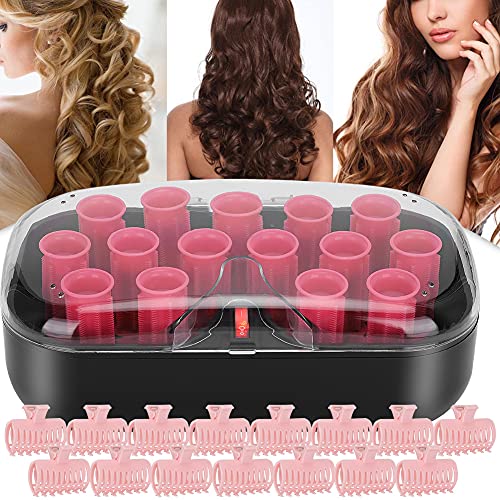 brush rollers for hair with picks electric women's roller hot curlers short set all one size medium Salon and Spa Equipment travel (29 * 20 * 18cm)