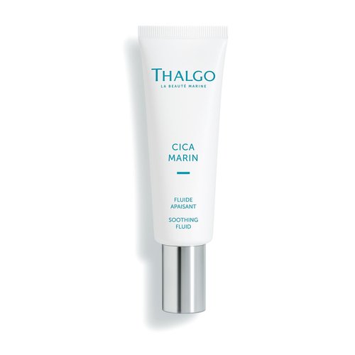 THALGO Soothing fluid from the professional product line CICA Marin, the first SOS care line with marine prebiotics, repairs, soothes and strengthens sensitive and weakened skin