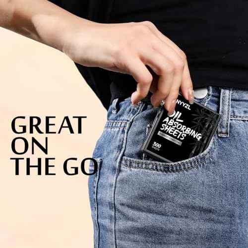 HNYYZL Blotting papers for Face,300pcs Oil blotting sheets,1 Portable box with Mirror & Makeup Puff,Makeup Friendly Oily Skin Shine Blotter,oil face wipes for Home Office School Travel