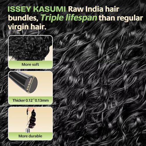 Raw Indian Human Hair Single Bundle,Triple Lifespan Than Regular Virgin Hair,In-Store Quality,Online Price! 100% Raw Indian Hair Bundles Water Wave Raw Hair Bundles 18 Inch