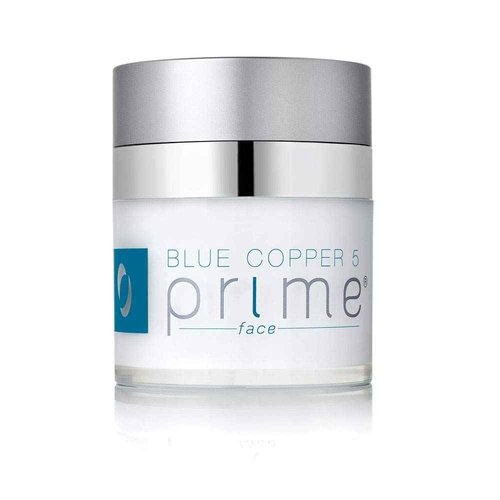 Osmotics Blue Copper 5 Improved Prime Face - New Advanced Formula Anti-Aging Face Cream for Men and Women - Clinically Proven for Wrinkles, Age Spots - Made in the USA (1oz - Pack of 1)