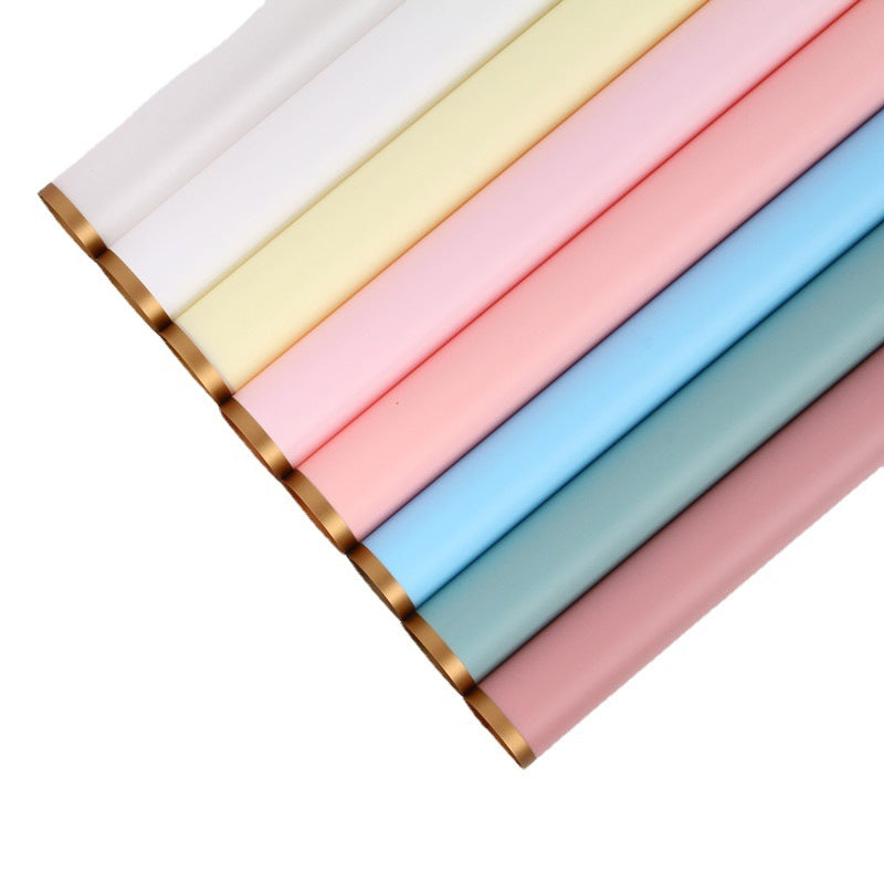 Waterproof Jelly Film Flower Wrapping Paper - 100 Sheets