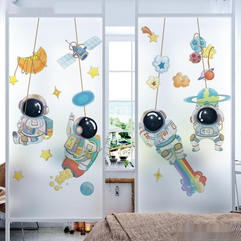 Glue-Free Static Glass Sticker Transparent and Opaque Decorative Film